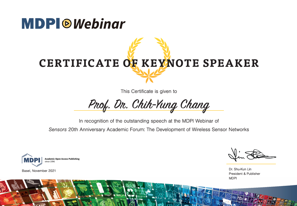 MDPI Keynote Speaker